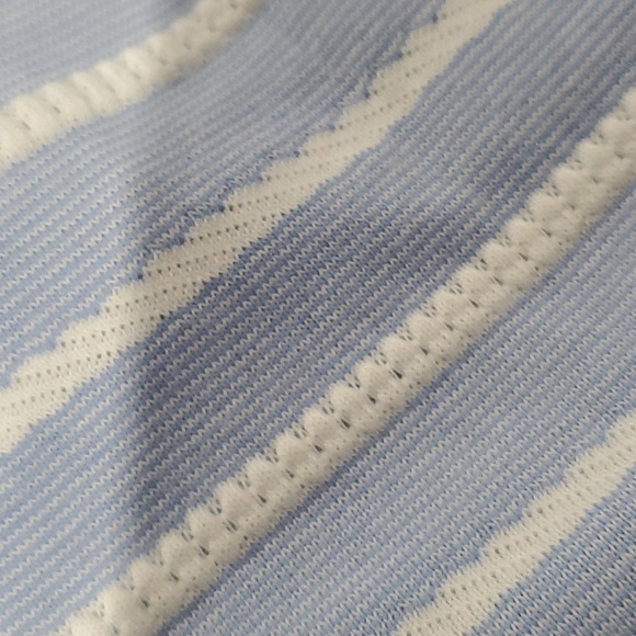 STS sail to sable pale blue striped lightweight knit dress - Picture 7 of 7